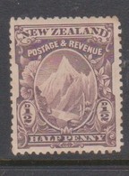 New Zealand SG 246 1898 Half Penny Mount Cook,mint Hinged - Nuovi