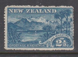 New Zealand SG 250 1898 Two And Half Pence Blue,Wakatipu,mint Hinged - Nuovi