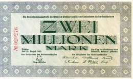 GERMANY 2 MILLIONEN MARK 1923 - UNC - Zwischenscheine - Schatzanweisungen