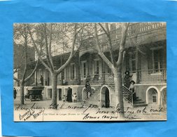 NANS-Grand Hotel De Lorges-entrée -animée- Autos Et Voyageurs-a Voyagé En 1913-édition  Gleize - Nans-les-Pins