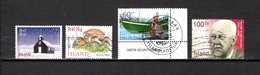 Islandia   2001-2002  .-   Y&T  Nº   926-928-930-931 - Used Stamps