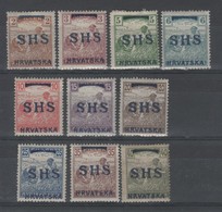 Yougoslavie _  (1919 ) Timbres- Taxe Surch. S HS - Voorfilatelie