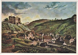 Enkenbach Alsenborn Frankenstein - Festpostkarte Eröffn. Zugbetrieb Ludwigshafen Neustadt A.d. Weinstraße Kaiserslautern - Enkenbach-Alsenborn