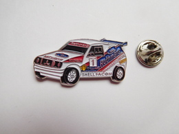 Beau Pin's , Auto 4X4 Mitsubishi  Rallye , Lubrifiants Shell , Pneu Michelin , Tabac Rothmans , Facom - Mitsubishi