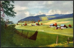 D4233 - Rehefeld - Photochromie - Zum Besten Sportheim Jägerhof Rehefeld - Motivkarte - Rehefeld