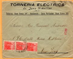 Argentina Old Cover Mailed To USA - Lettres & Documents