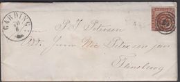 1861. 83 + GARDING 21 1 To Flensburg.  4 S KGL POST FRIM. Written 29th January. Lette... () - JF321290 - Lettres & Documents