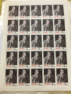 USSR Russia 1970 Sheet Friedrich Engels 150th Birth Anniv Politician ART Famous People Stamps MNH Mi 3775 Edge Damaged - Full Sheets