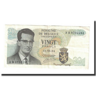 Billet, Belgique, 20 Francs, 1964, 1964-06-15, KM:138, SUP - 20 Francs