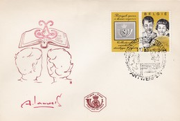 Enveloppe FDC 1152 Philatélie De La Jeunesse Antwerpen - 1951-1960