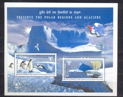 INDIA - MNH - ANTARCTIC WILDLIFE - FAUNA - MI.NO.BL 78 - CV = 3,6 € - Antarktischen Tierwelt