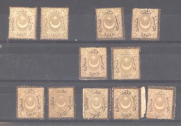 Turquie  -  Taxes  :  Lot De 11 Timbres   *  , (*) - Postage Due
