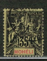 MOHELI          N°  YVERT  :  9   ( 3 )    OBLITERE       ( Ob   5/17 ) - Oblitérés