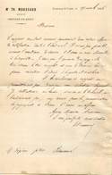 REAUMUR FONTENAY-LE-COMTE 1886 MAISON TH. MOUSSAUD DOCTEUR EN DROIT MAIRE RAOUL DE VEXIAU 85 VENDEE - Fontenay Le Comte