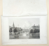 Amsterdam Groene Burgwal 1858/ Amsterdam Green Burgwal 1858. Richter, Rohbock - Arte