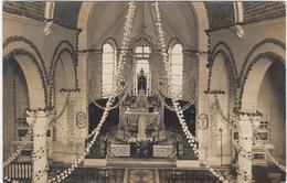 80  Oisemont A Confirmer Ou A Localiser   L'eglise Interieur Carte Photo Souillard - Oisemont