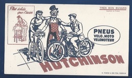 BUVARD - ILLUSTRÉ - PNEUS HUTCHINSON POUR VÉLO ET MOTO - Fahrrad & Moped