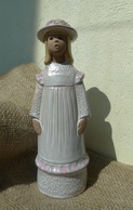 Vintage JIE Sweden Lady Woman Girl KARIN Figurine Ceramic Design Edit RISBERG - Andere & Zonder Classificatie