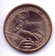 US.A. 2017 D: 1 Dollar, Sequoyah, KM 640 - Conmemorativas