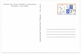 TAAF - 5 X Entier Postal Amiral Max Douguet - Obli St Martin, Dumont D'Urville, Alfred Faure, Port Aux Français Et Neuf - Postal Stationery