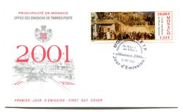 RC 16207 MONACO 2000 CRECHE NAPOLITAINE MUSÉE NATIONAL FDC 1er JOUR TB - FDC