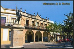 ESPAÑA / SPAIN / ESPAGNE - Villanueva De La Serena, Plaza De España, Monumento Pedro De Valdivia - Altri & Non Classificati