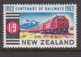 New Zealand SG 819 1963 Railways  One Shilling  9 Pence ,mint Never Hinged - Ongebruikt