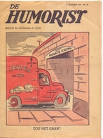 Tijdschrift Magazine - Humour Humor - De Humorist - 12 Nov 1947 - Humour