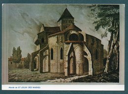 Abside De St Jouin Des Marnes - Reproduction D'une Estampe Ancienne - Saint Jouin De Marnes