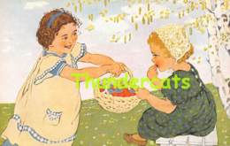 CPA ILLUSTRATEUR FRANZISKA SCHENKEL ENFANT PAQUES ARTIST SIGNED CHILD EASTER - Schenkel, Franziska