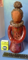 Old VTG Studio Art Pottery Sweden Woman Girl Vase Figure Figurine 9" Heavy - Sonstige & Ohne Zuordnung