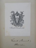 Ex-libris Héraldique Illustré XXème - Fac-similé - SAMUEL KERRICH - Bookplates