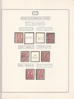 PERFINS, KING FERDINAND STAMPS, 1920, ROMANIA - Perfins