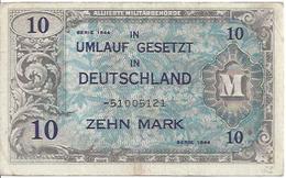 GERMANY FED. REP.  P194 10 MARK 1944 VF - 10 Deutsche Mark