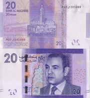 MOROCCO 20 DIRHAMS 2012, P74, UNC - Maroc