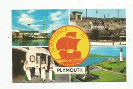 Cp, ANGLETERRE , PLYMOUTH ,vierge ,  Multi Vues - Plymouth