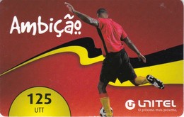 Angola, AO-UNI-REF-?, Unitel 125 UTT, Ambicao, Football, 2 Scans.  Expiry : 2013/12/30 - Angola