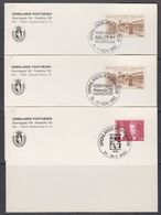Greenland 1982/1983 Cards Solex '82, Philatelia '82, Basel '83 (46532) - Storia Postale