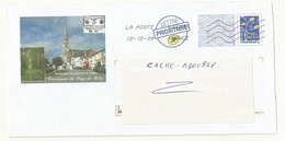 PAP LOGO BLEU  REPIQUAGE SAINTE PAZANNE   LOT  B2K/07U232. - PAP: Aufdrucke/Blaues Logo