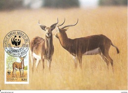 1987 - Zambia NDOLA - Black Lechwe - Antilope - Zambie