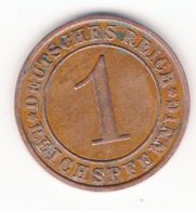 110 - Weimarer Republik - 1 Rentenpfennig - 1932 - A - 1 Rentenpfennig & 1 Reichspfennig