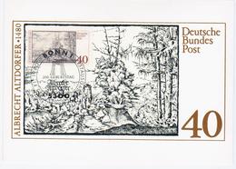 Germany Deutschland 1980 Maximum Card, Albrecht Altdorfer, German Painter, Bonn - 1961-1980