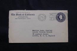 ETATS UNIS - Entier Postal Commerciale De New York Pour Londres En 1934 - L 56792 - 1921-40