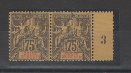 Bénin  Golfe_ 2 Timbres 75c Avec Millésimes (1893) N°24 Neuf - Unused Stamps