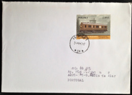 Poland, Circulated Cover To Portugal, "Trains", 2010 - Lettres & Documents