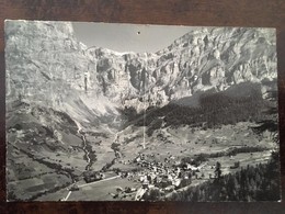 Cpsm, Leukerbad-Loèche Les Bains Mit Luftseibahn, écrite En 1961, 2 Timbres, Phot.Klopfenstein "AAdelboden",Suisse - Loèche