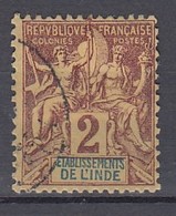 FRANZ.INDIEN 1892 - MiNr: 2  Used - Used Stamps
