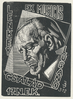 Ex Libris Ex Musicis Lenkey Család Lugano - Józsa János (1936–2016) - Bookplates