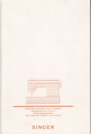 (AD383) Original Anleitung SINGER Nähmaschinen, 3-sprachig, Teil Nr. 137199-006 (R:02) - Shop-Manuals