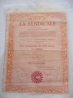 La Syndicale - Société Coopérative - Couillet - Autres & Non Classés